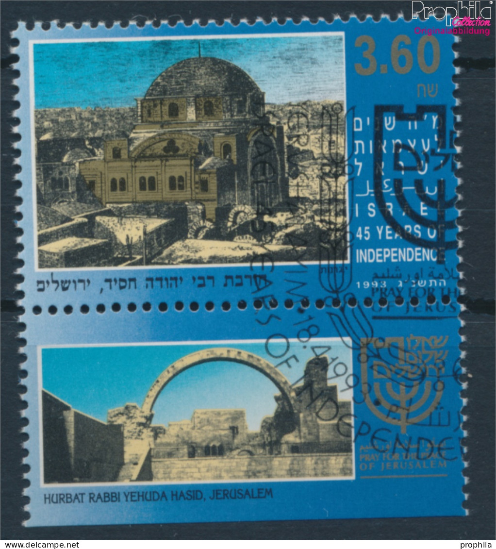 Israel 1261 Mit Tab (kompl.Ausg.) Gestempelt 1993 Unabhängigkeit (10253448 - Usados (con Tab)