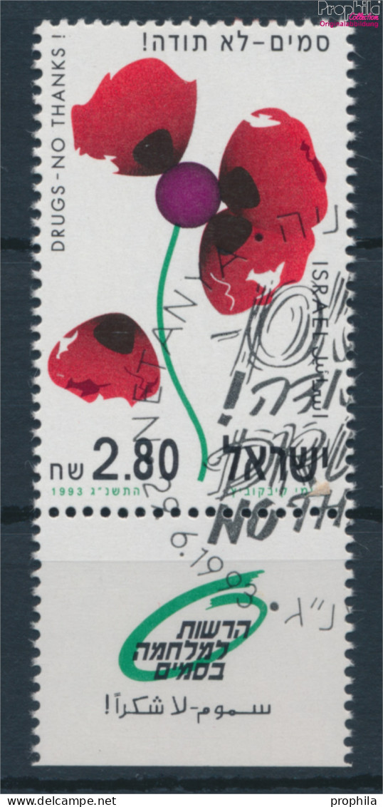 Israel 1269 Mit Tab (kompl.Ausg.) Gestempelt 1993 Drogen (10253445 - Oblitérés (avec Tabs)