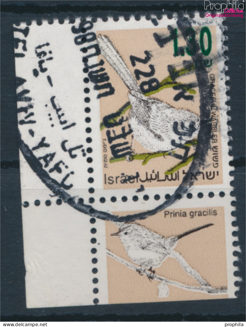 Israel 1280I Mit Tab (kompl.Ausg.) Gestempelt 1993 Singvögel (10253435 - Used Stamps (with Tabs)
