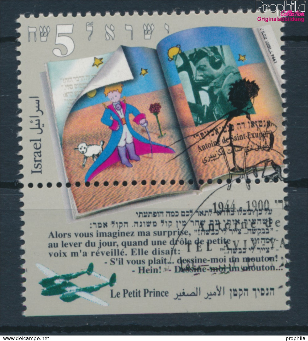 Israel 1301 Mit Tab (kompl.Ausg.) Gestempelt 1994 Antoine De Saint-Exupéry (10253424 - Gebraucht (mit Tabs)