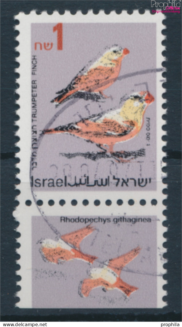 Israel 1333x A Mit Tab (kompl.Ausg.) Gestempelt 1995 Singvögel (10253403 - Oblitérés (avec Tabs)