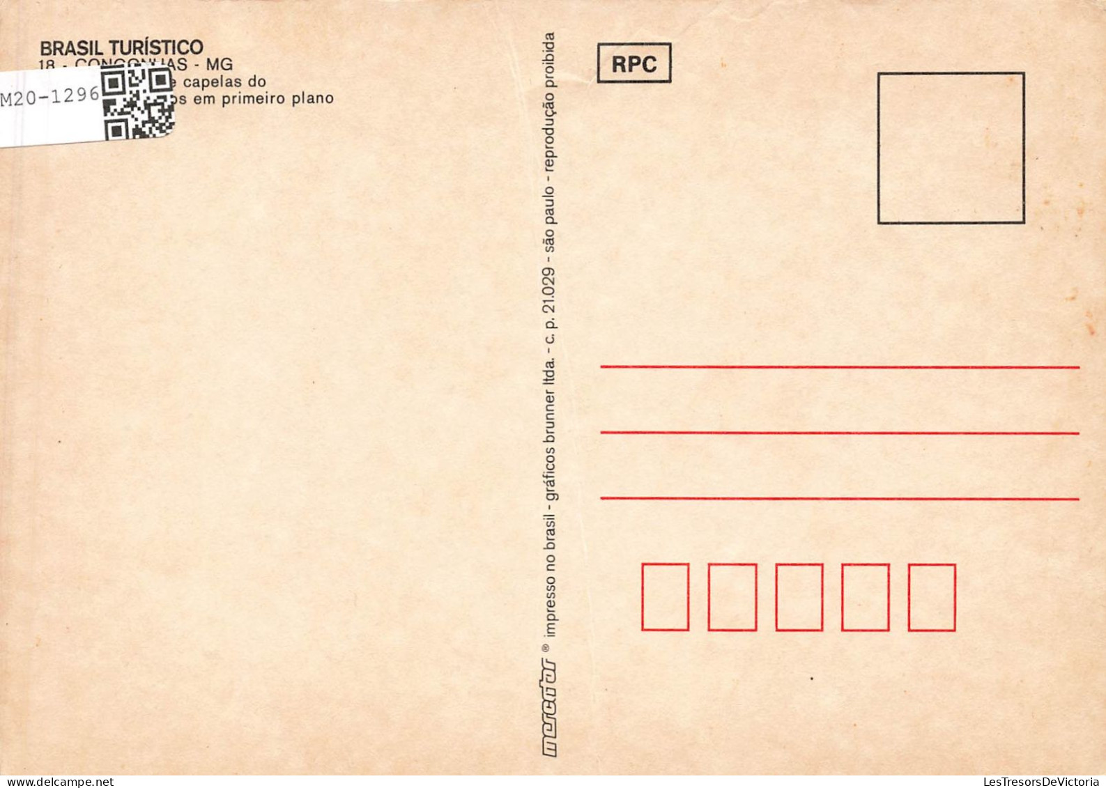 BRÉSIL - Congonhas - Vue Générale - Colorisé - Carte Postale - Autres