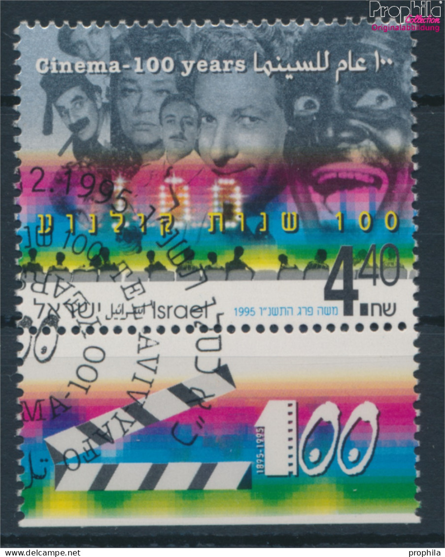 Israel 1354 Mit Tab (kompl.Ausg.) Gestempelt 1995 Jüdische Filmschauspieler (10253387 - Oblitérés (avec Tabs)
