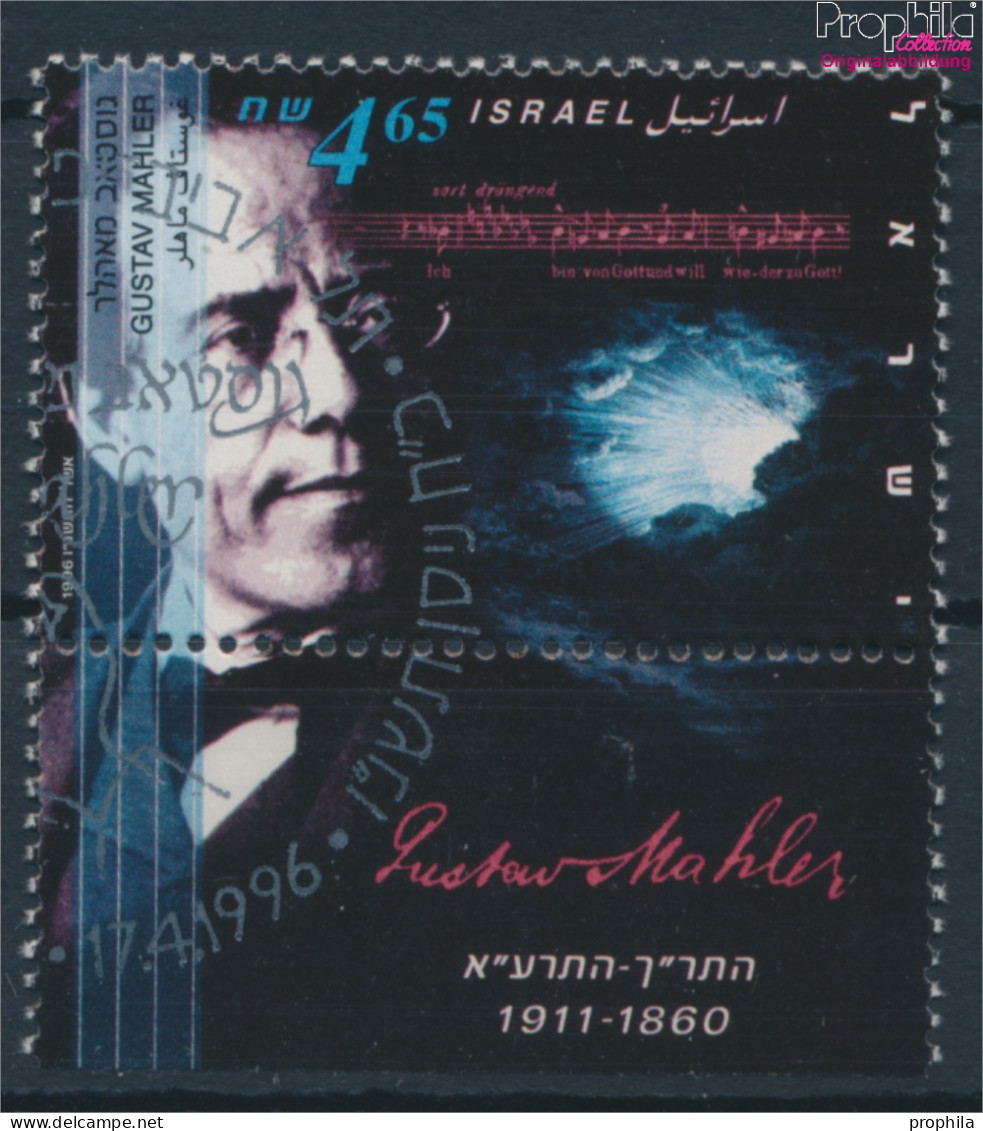 Israel 1365 Mit Tab (kompl.Ausg.) Gestempelt 1996 Jüdische Musiker (10253382 - Oblitérés (avec Tabs)