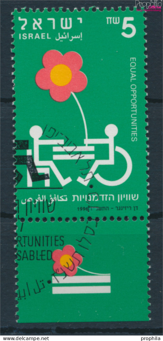 Israel 1408 Mit Tab (kompl.Ausg.) Gestempelt 1996 Chancengleichheit Für Behinderte (10253373 - Gebraucht (mit Tabs)