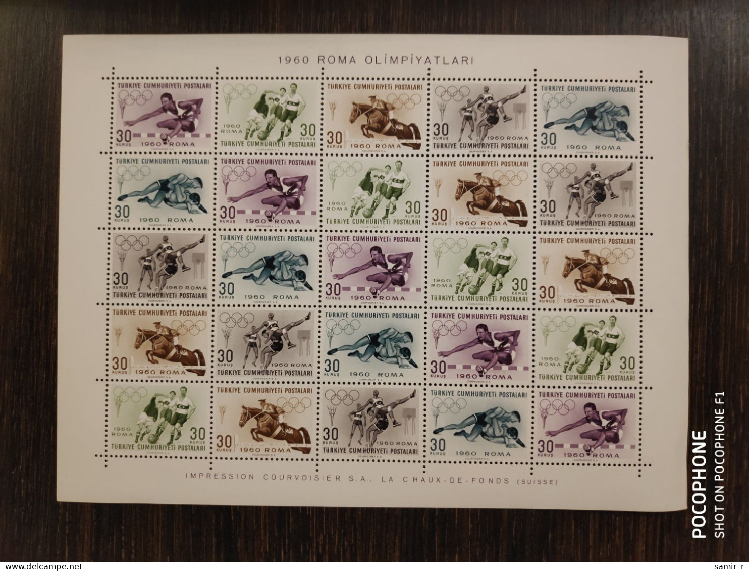 1960	Turkey	Sport (F64) - Unused Stamps