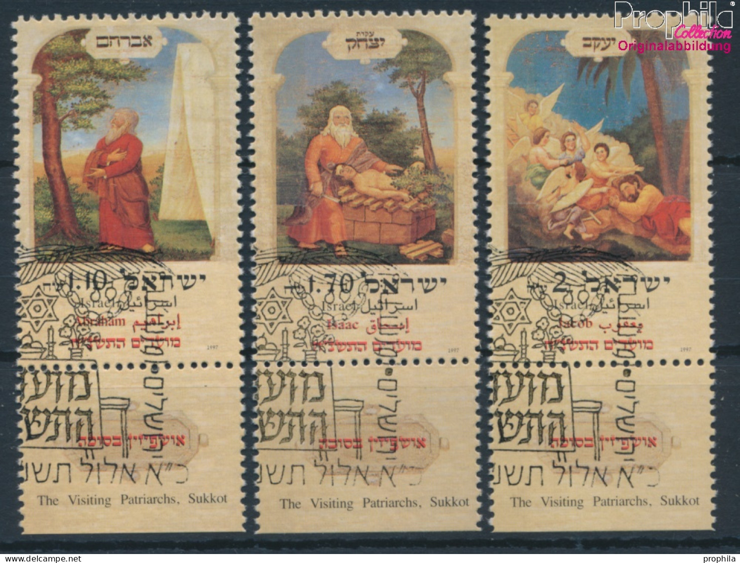 Israel 1439-1441 Mit Tab (kompl.Ausg.) Gestempelt 1997 Jüdische Festtage (10253354 - Usati (con Tab)