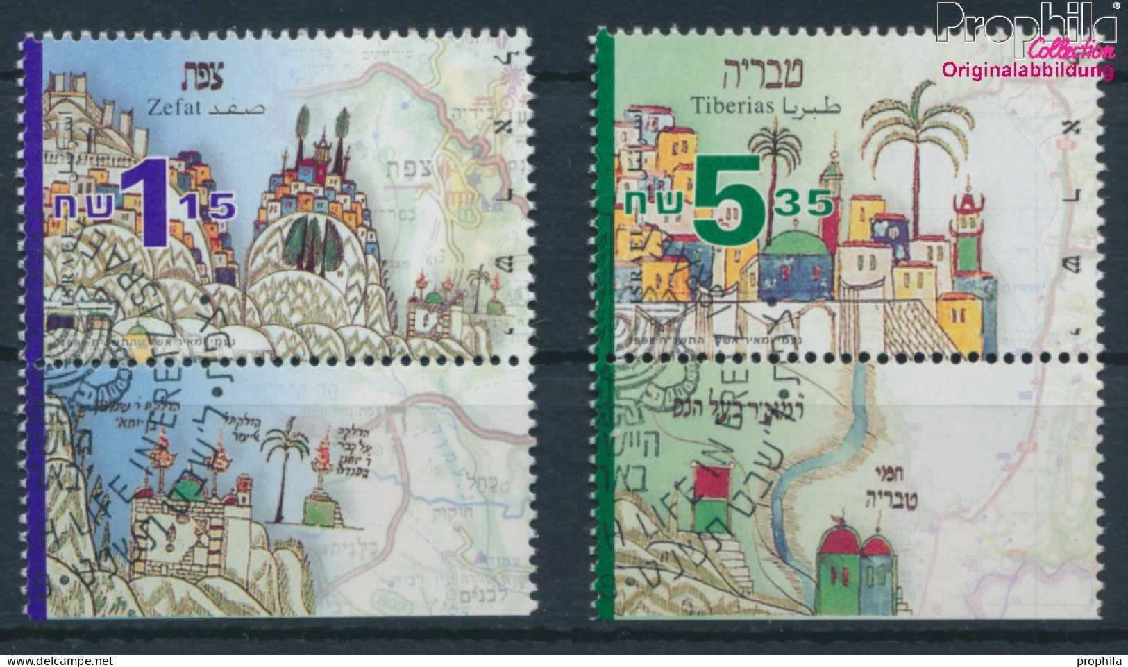 Israel 1501-1502 Mit Tab (kompl.Ausg.) Gestempelt 1999 Leben In Eretz-Isreal (10253325 - Gebraucht (mit Tabs)