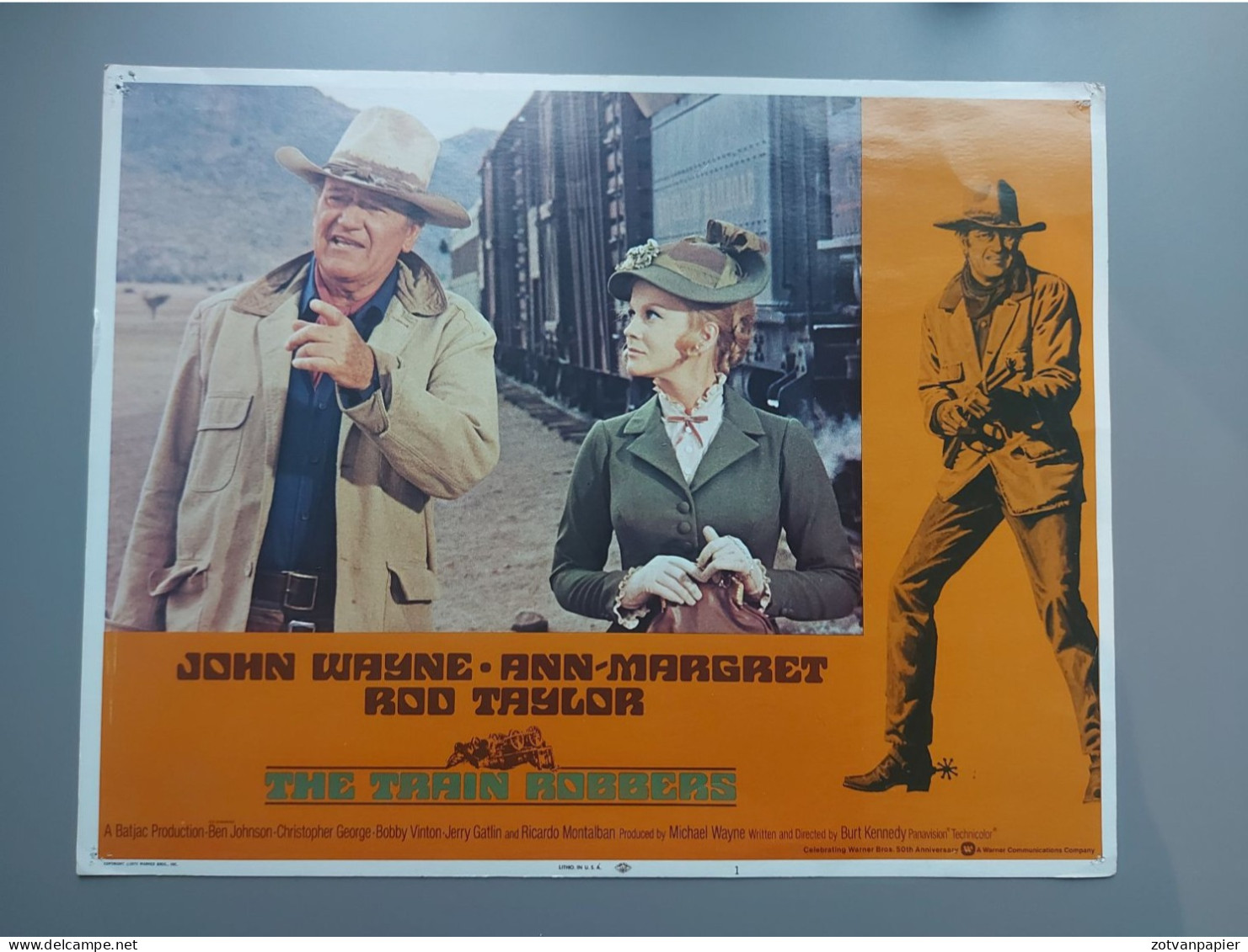 Cinema Foto - John Wayne - The Train Robbers - Film - Movie - Publicité Cinématographique