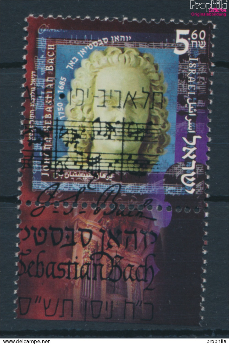 Israel 1559 Mit Tab (kompl.Ausg.) Gestempelt 2000 Johann Sebastian Bach (10253299 - Gebraucht (mit Tabs)