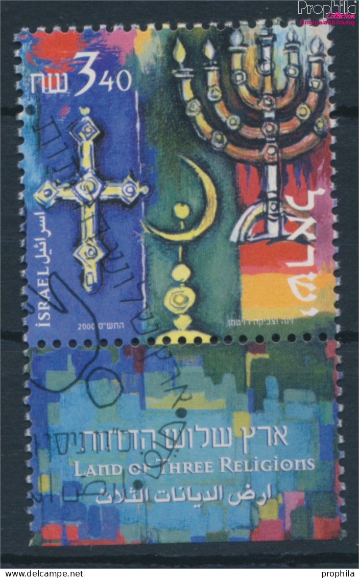 Israel 1560 Mit Tab (kompl.Ausg.) Gestempelt 2000 Land Der Drei Religionen (10253298 - Gebruikt (met Tabs)