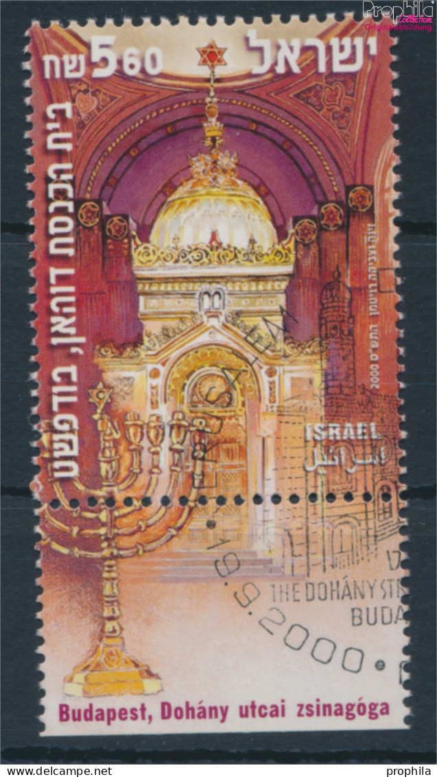 Israel 1571 Mit Tab (kompl.Ausg.) Gestempelt 2000 Synagoge In Budapest (10253292 - Used Stamps (with Tabs)