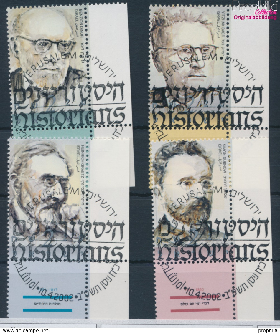 Israel 1678-1681 Mit Tab (kompl.Ausg.) Gestempelt 2002 Historiker (10253265 - Gebraucht (mit Tabs)