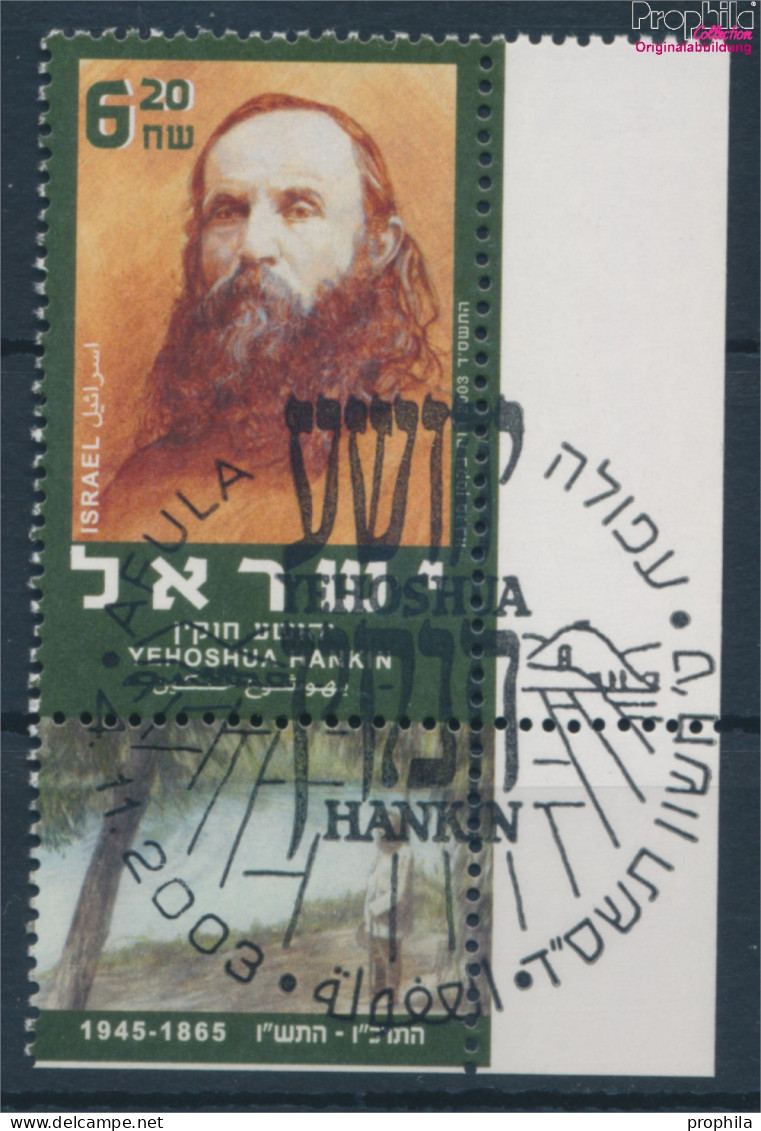 Israel 1752 Mit Tab (kompl.Ausg.) Gestempelt 2003 Yehoshua Hankin (10253834 - Gebruikt (met Tabs)