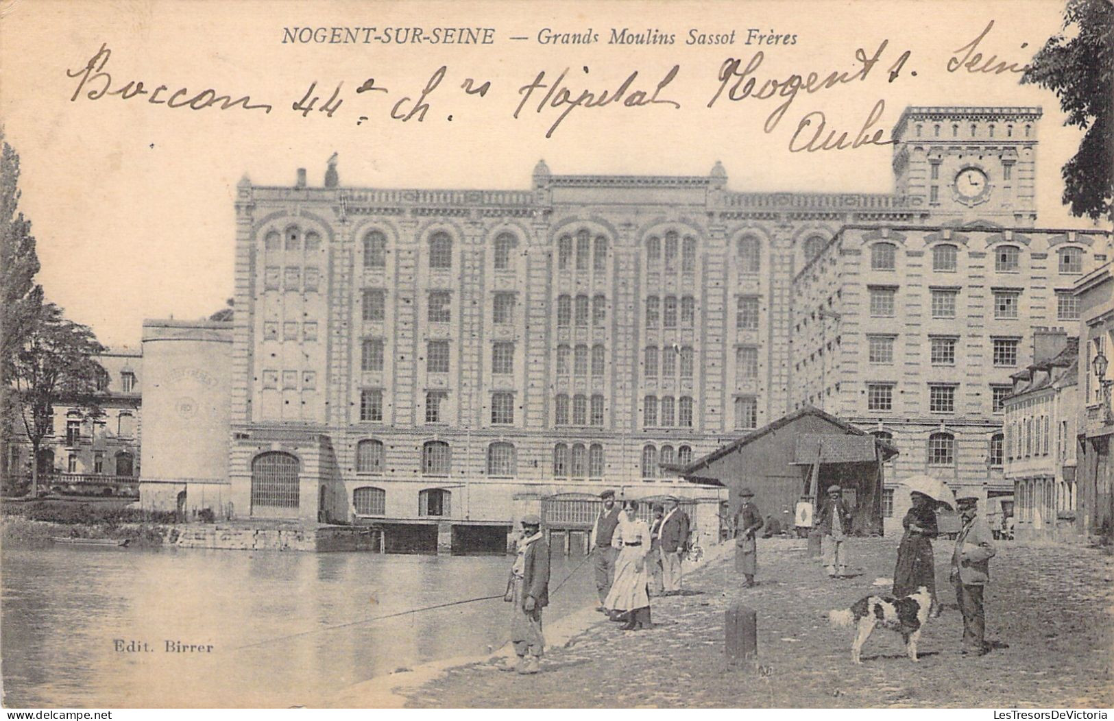 FRANCE - Nogent Sur Seine - Grands Moulins Sassot Freres - Carte Postale Ancienne - Nogent-sur-Seine