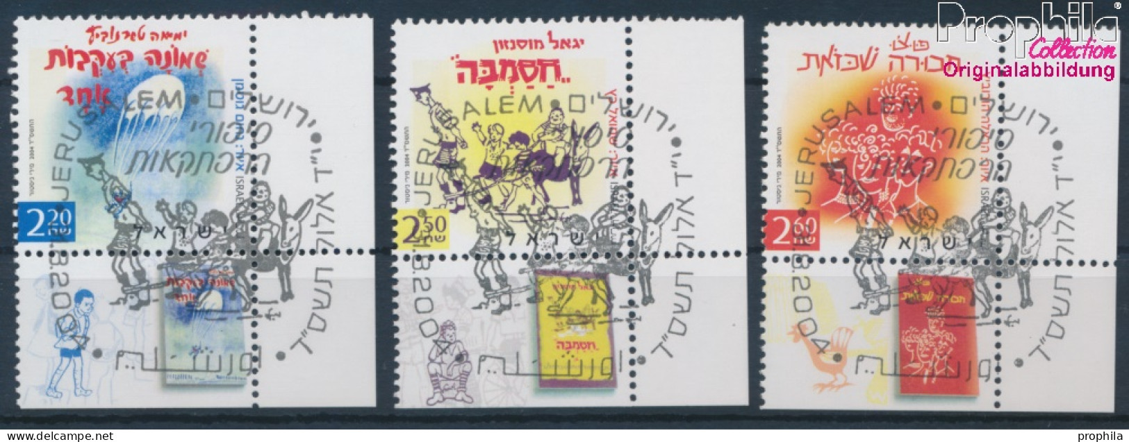 Israel 1791-1793 Mit Tab (kompl.Ausg.) Gestempelt 2004 Patriotische Jugendliteratur (10253816 - Usados (con Tab)