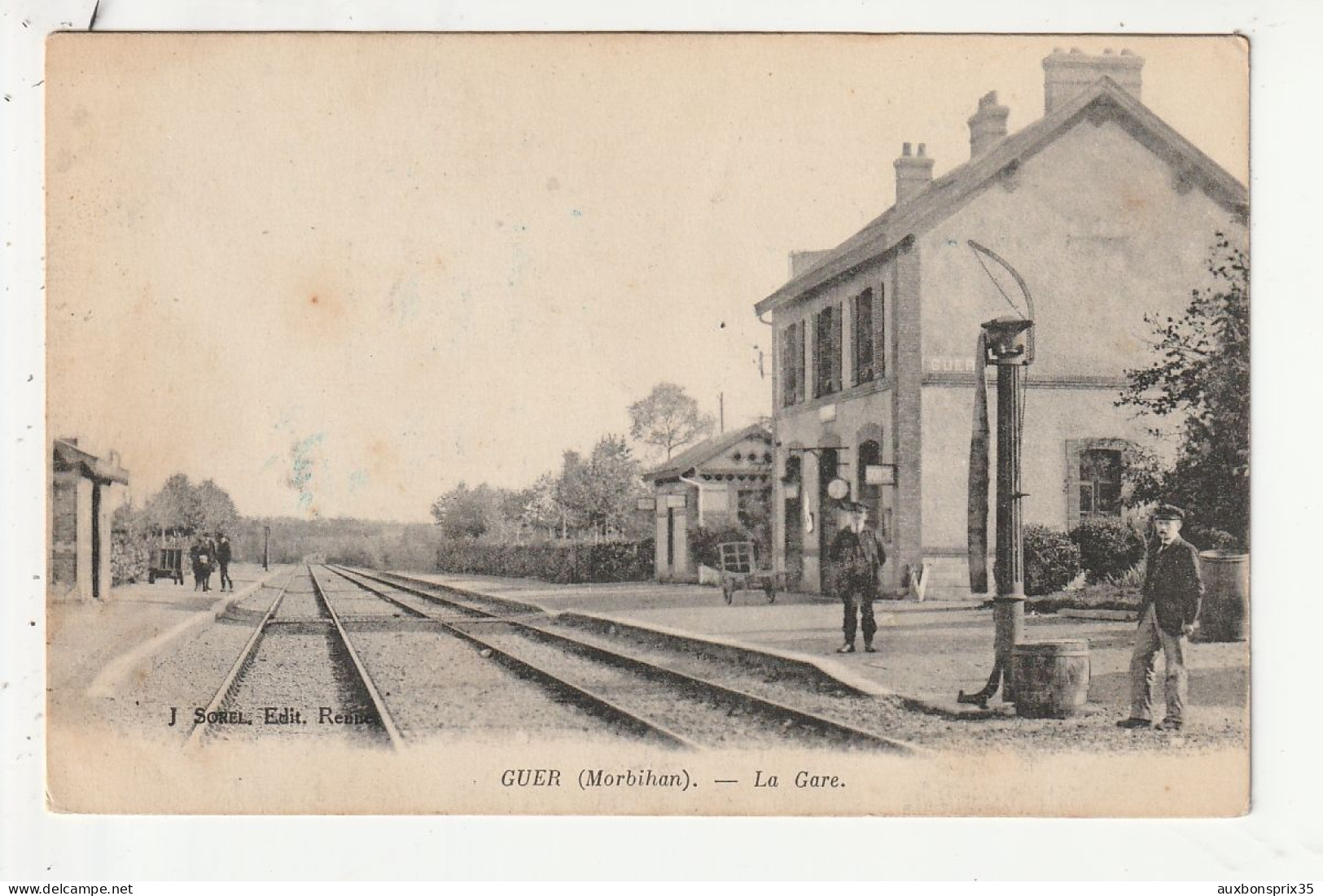 GUER - LA GARE - 56 - Guer Coetquidan