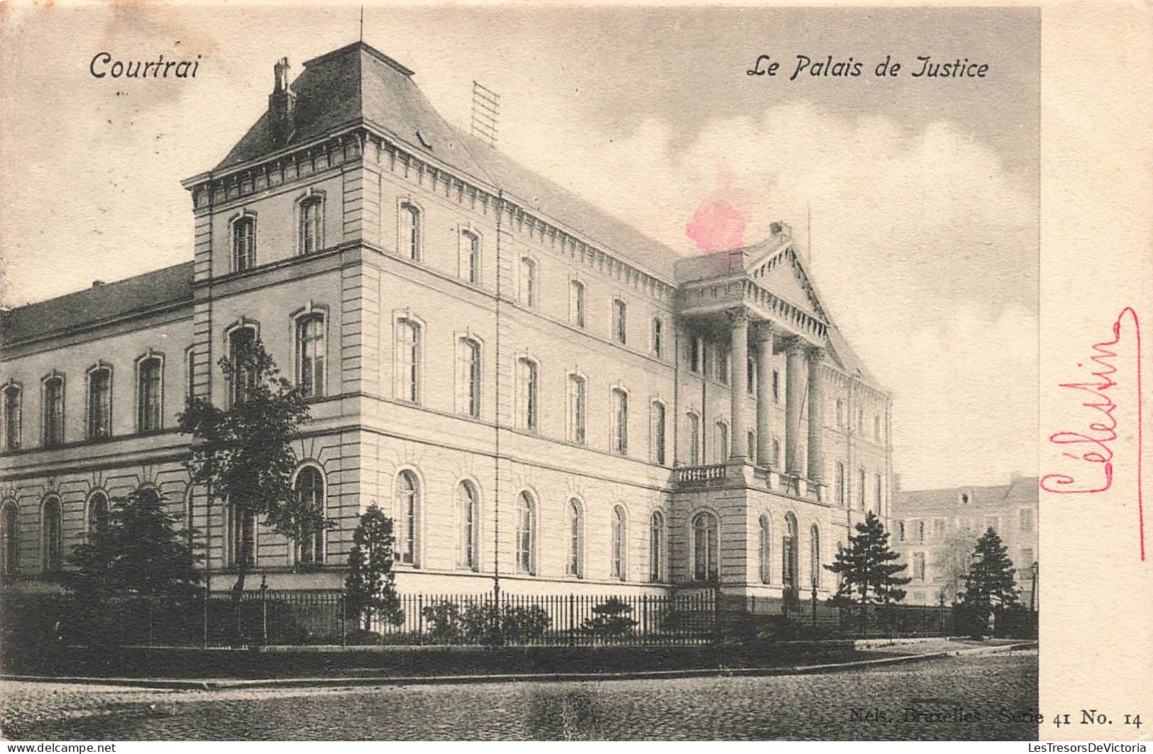 BELGIQUE - Courtrai - Le Palais De Justice - Carte Postale Ancienne - Andere & Zonder Classificatie