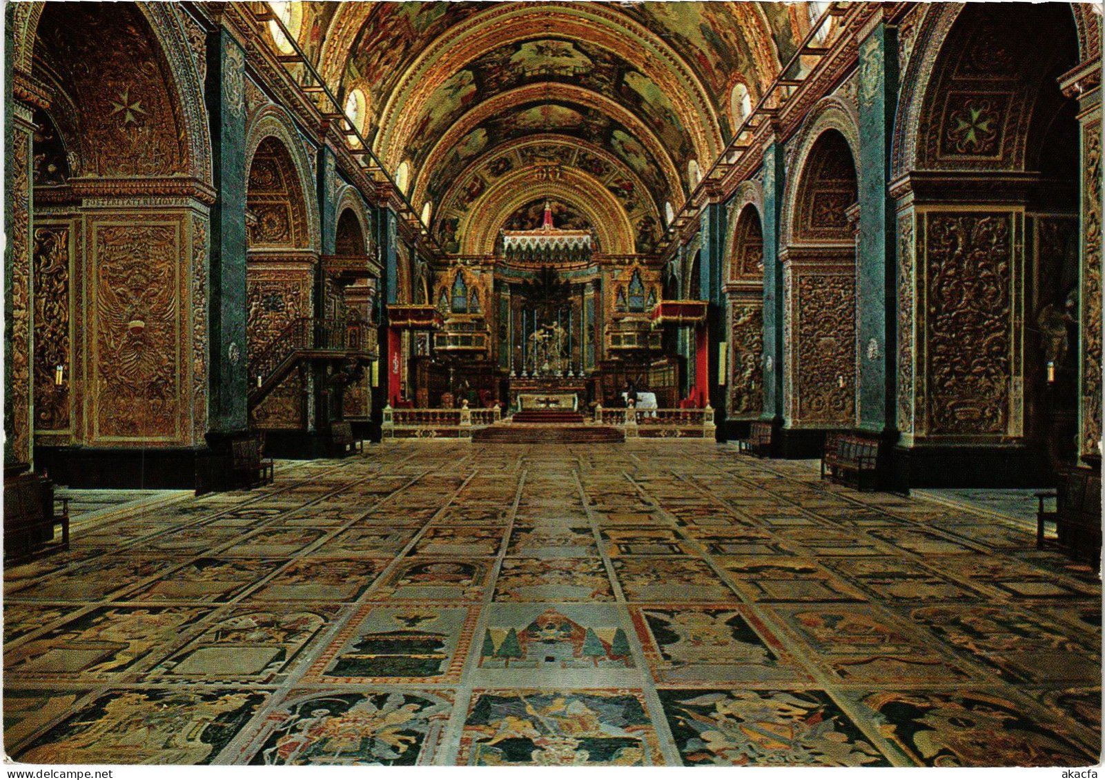 CPM AK Valletta St John's Church , Interior MALTA (1260851) - Malte