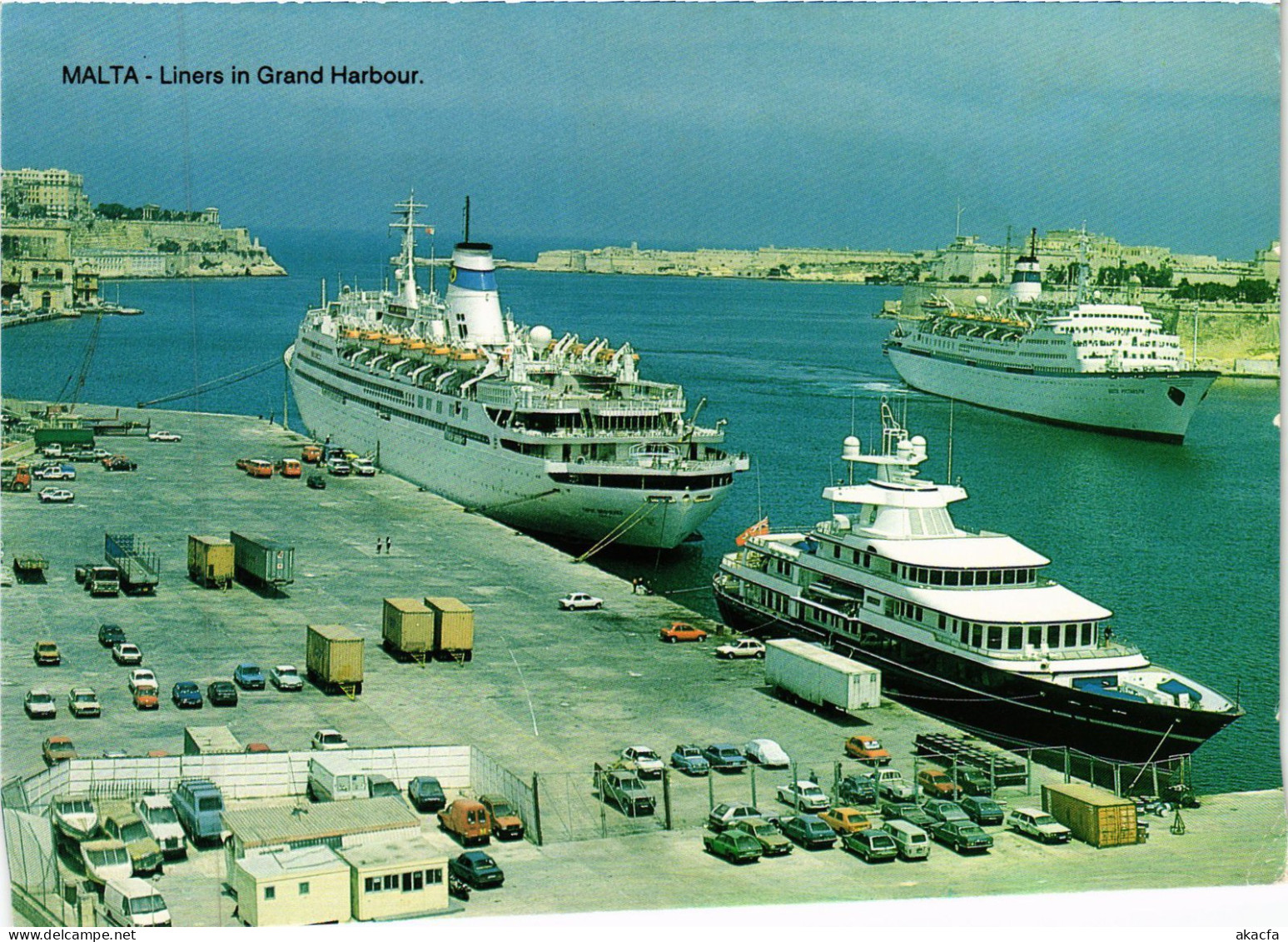 CPM AK Liners In Grand Harbour MALTA (1260854) - Malte