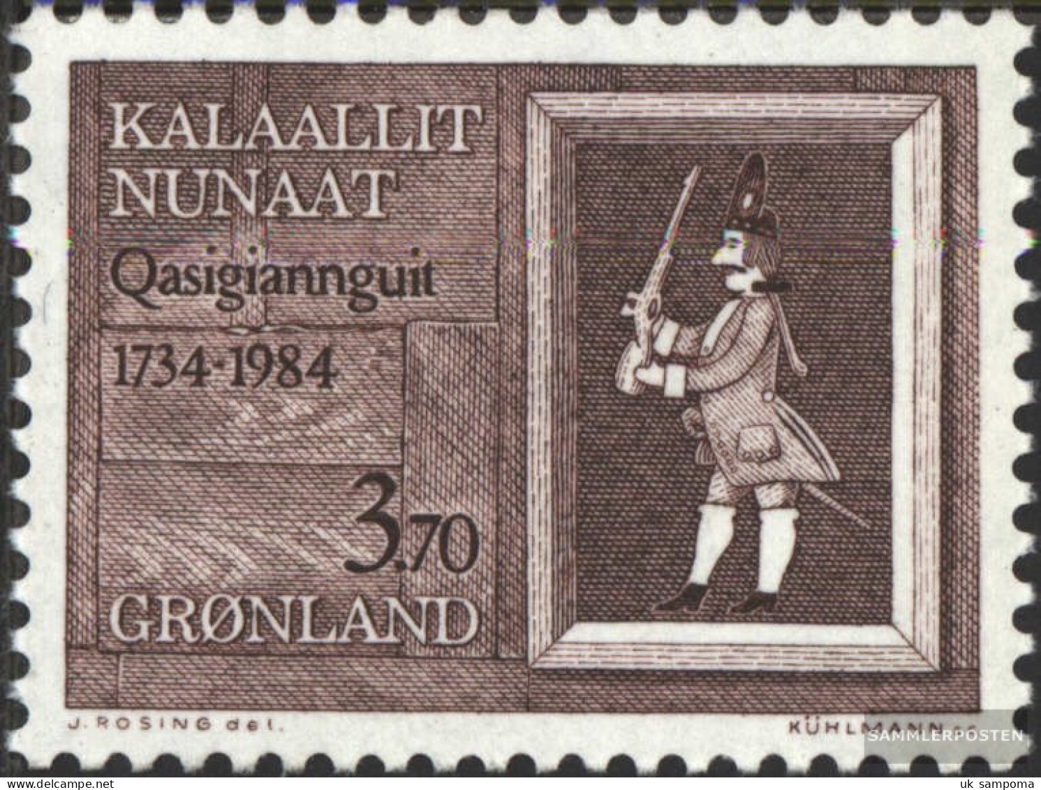 Denmark - Greenland 152 (complete Issue) Unmounted Mint / Never Hinged 1984 250 Years Christianshaab - Neufs