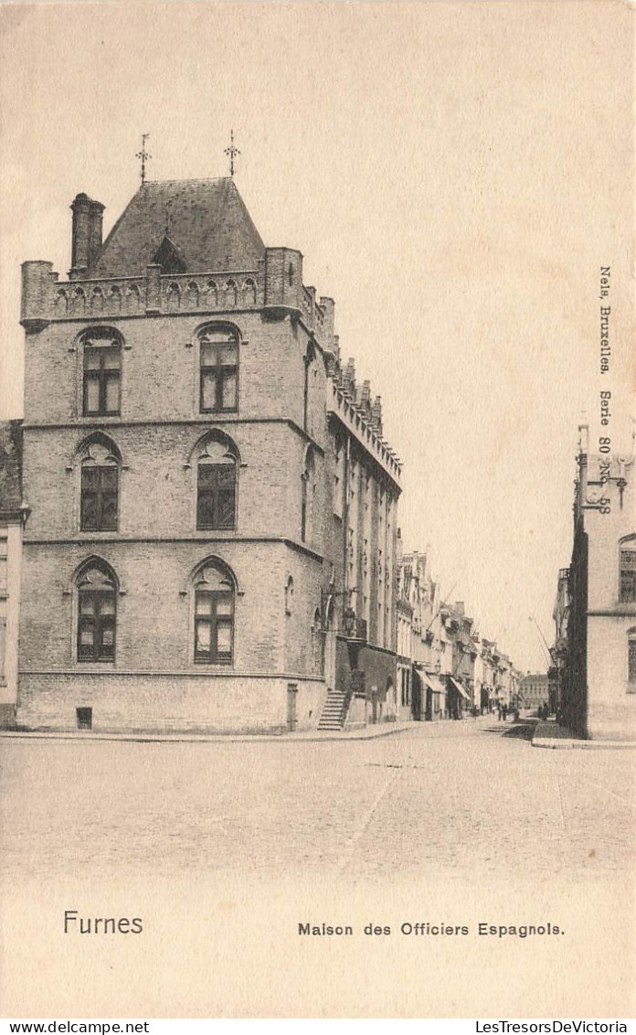 BELGIQUE - Furnes - Maison Des Officiers Espagnols - Carte Postale Ancienne - Andere & Zonder Classificatie