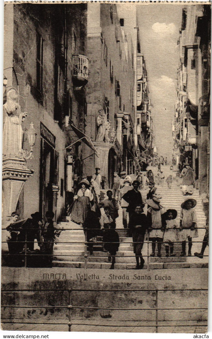 CPA AK Valletta Strada St Lucia MALTA (1260291) - Malte