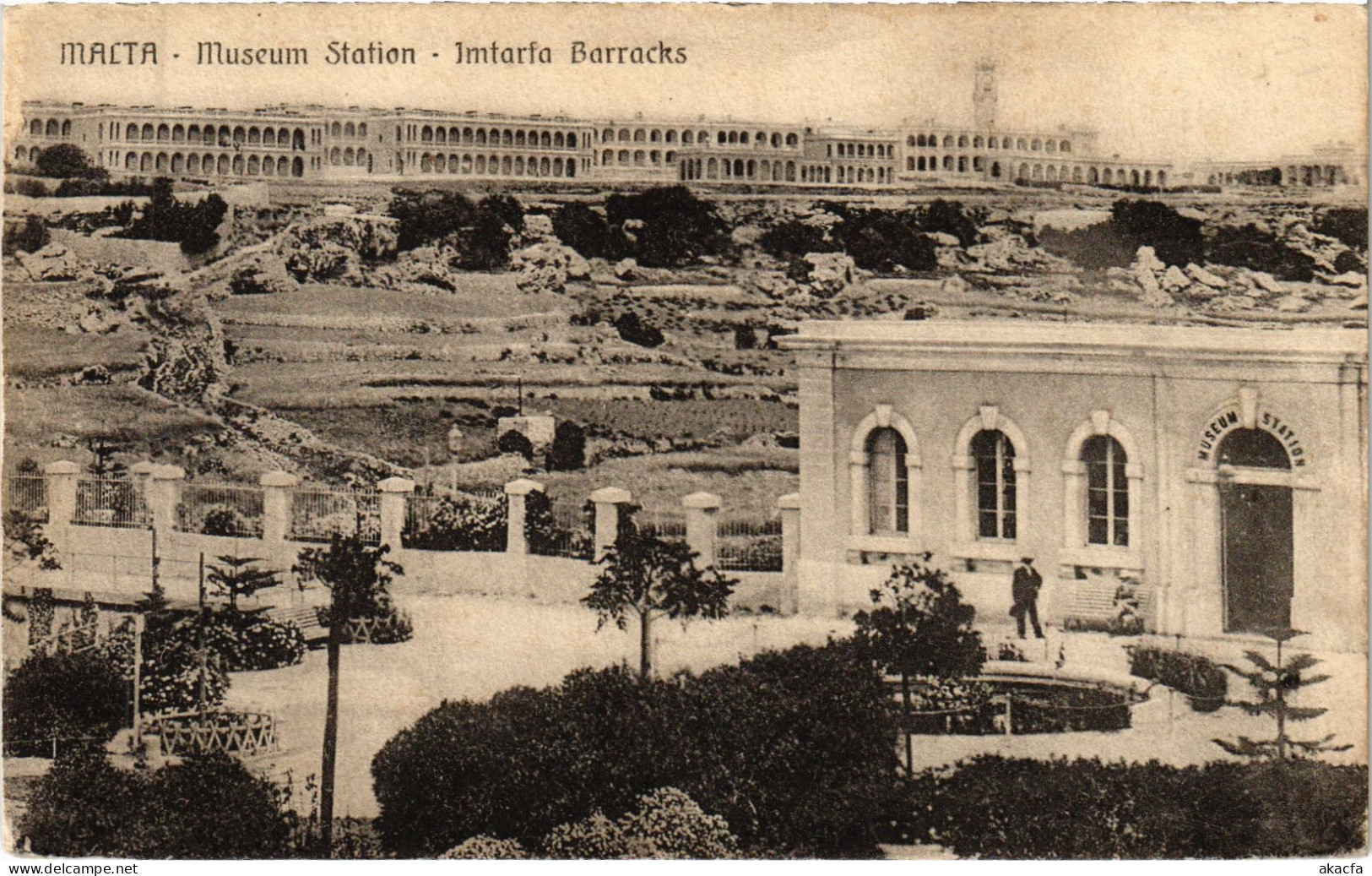 CPA AK Museum Station, Imtarfa Barracks MALTA (1260325) - Malte