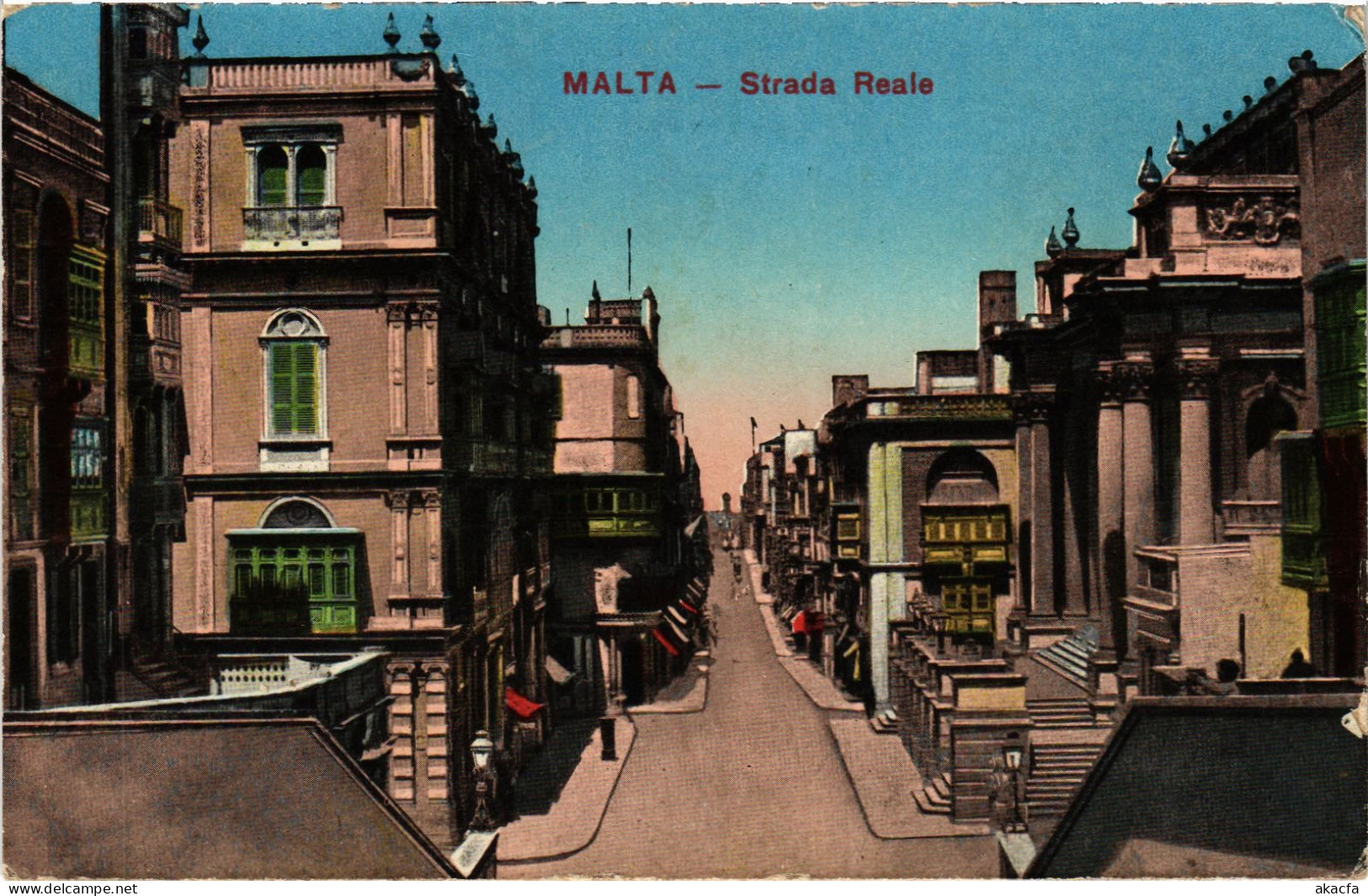 CPA AK Strada Reale MALTA (1260350) - Malte