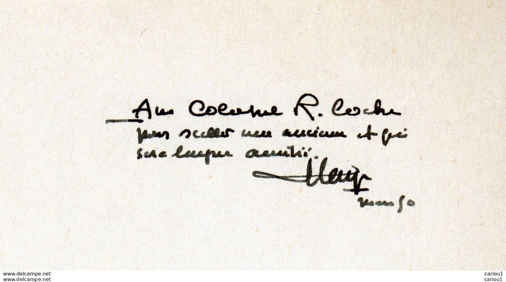 C1 General CHASSIN Anthologie Des CLASSIQUES MILITAIRES FRANCAIS Dedicace ENVOI Signed PORT INCLUS France - Livres Dédicacés