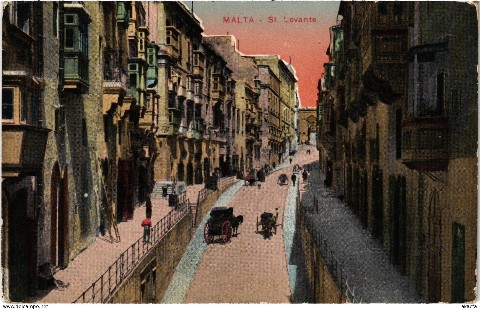 CPA AK Strada Levante MALTA (1260419) - Malte