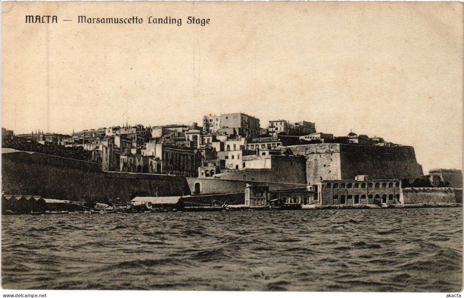 CPA AK Marsamuscetto Landing Stage MALTA (1260440) - Malte