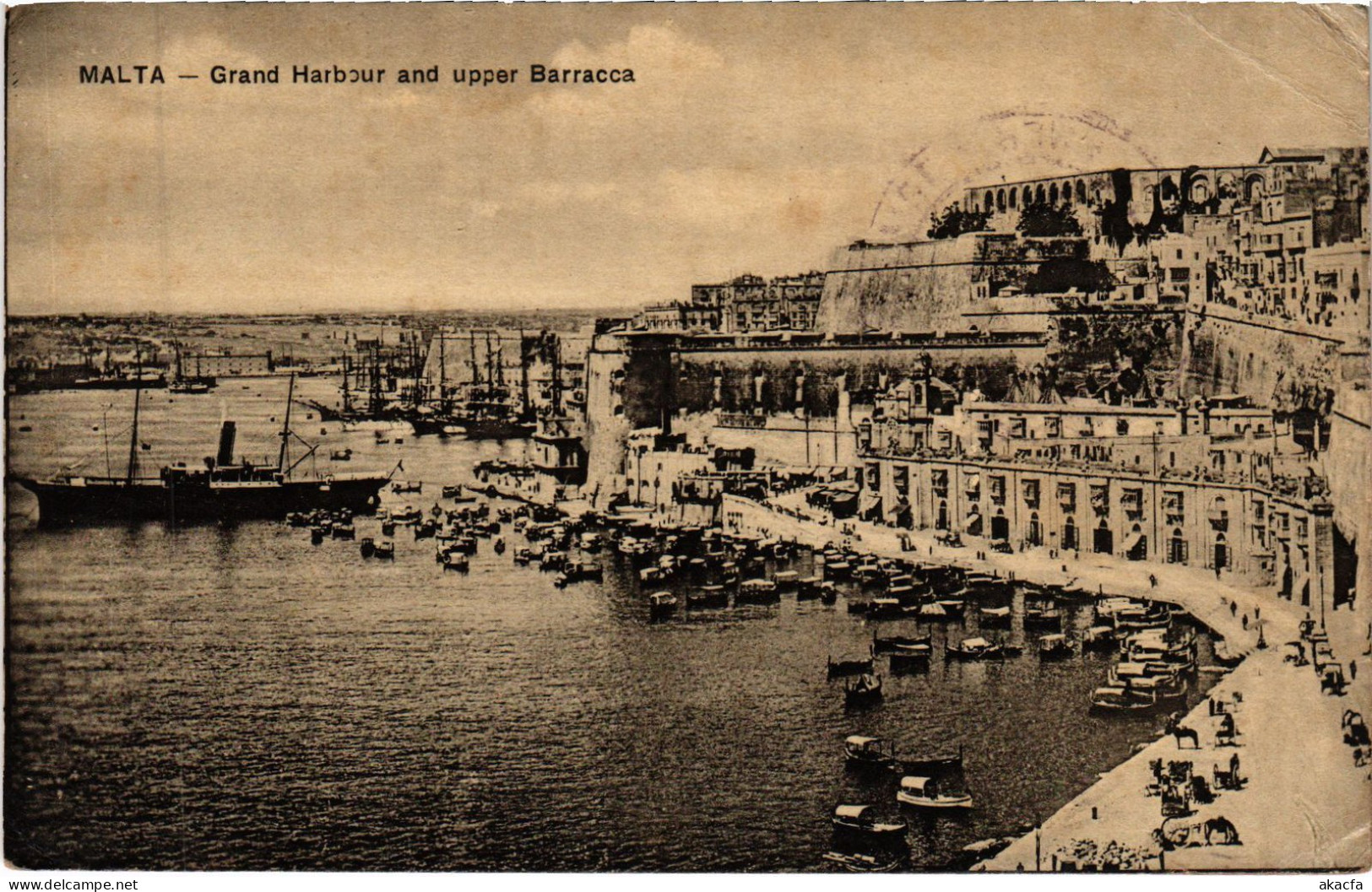 CPA AK Grand Harbour And Upper Barracca MALTA (1260450) - Malte