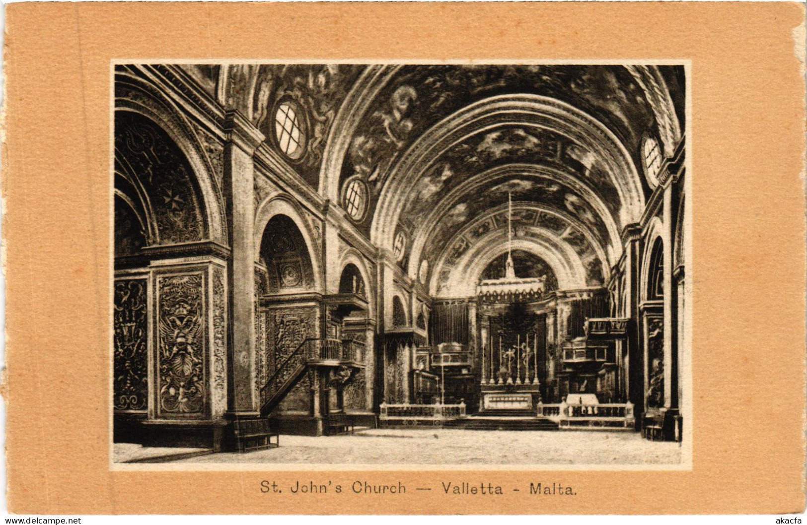 CPA AK Valletta St John's Church MALTA (1260460) - Malte