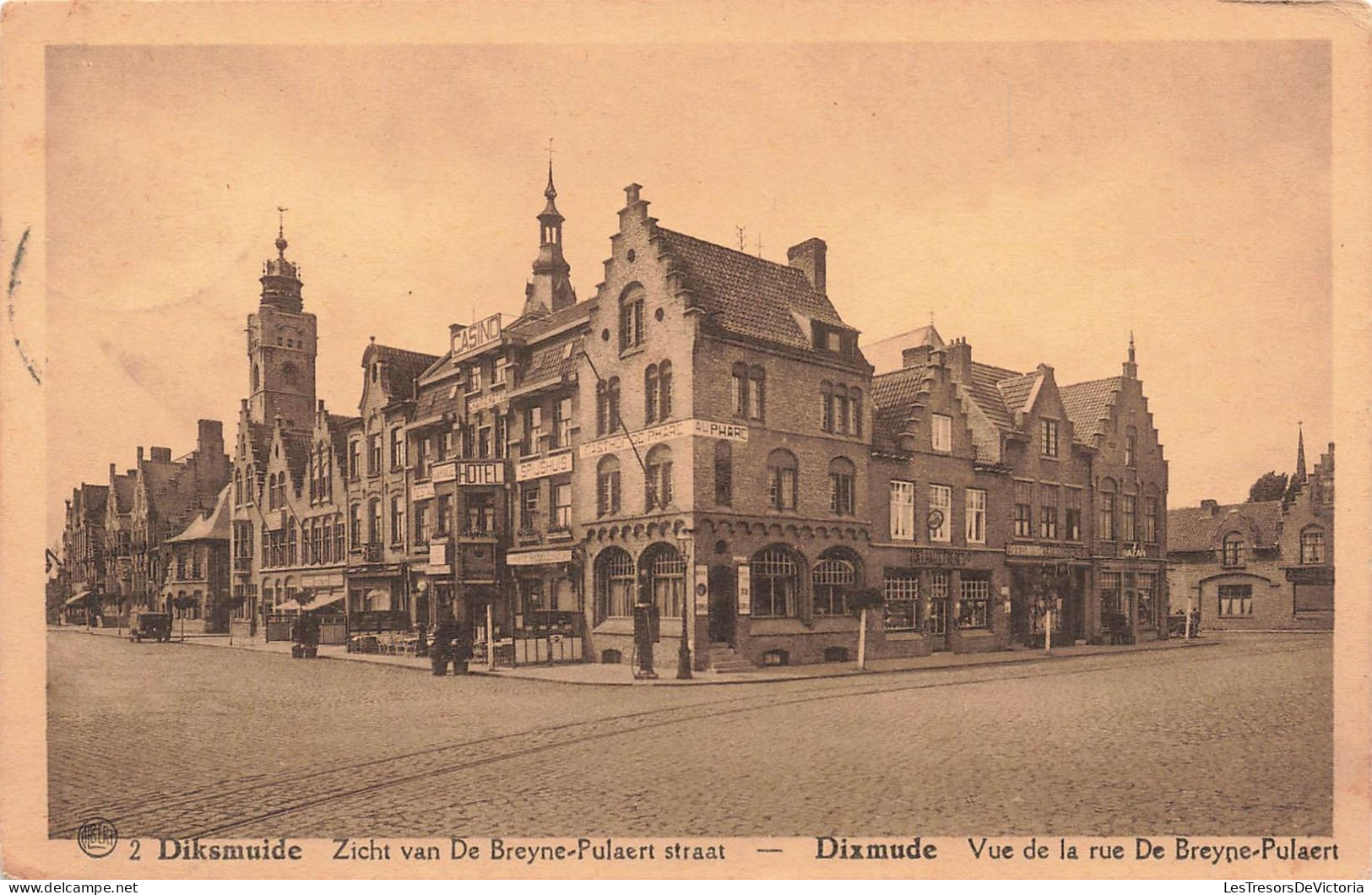 BELGIQUE - Dixmude - Vue De La Rue De Breyne-Pulaert - Carte Postale Ancienne - Diksmuide