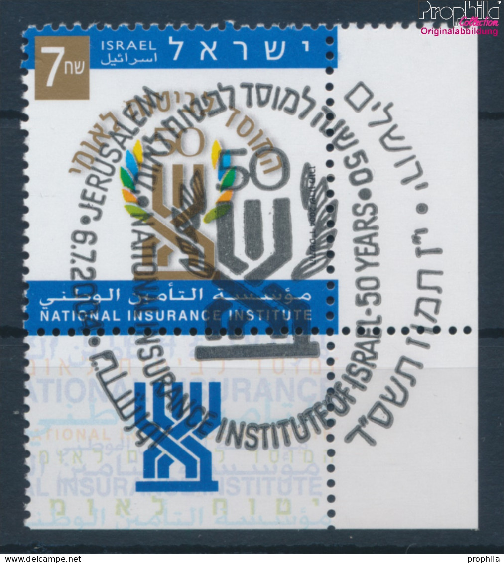 Israel 1787 Mit Tab (kompl.Ausg.) Gestempelt 2004 Nationales Versicherungsinstitut (10253818 - Gebraucht (mit Tabs)