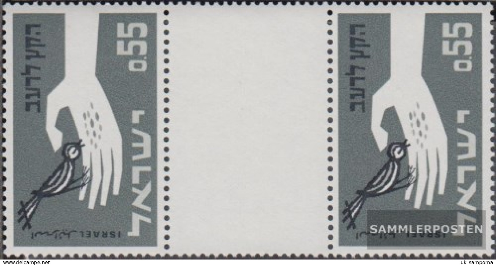 Israel 282ZS Between Steg Couple (complete Issue) Unmounted Mint / Never Hinged 1963 Fight Against The Hunger - Ongebruikt (zonder Tabs)