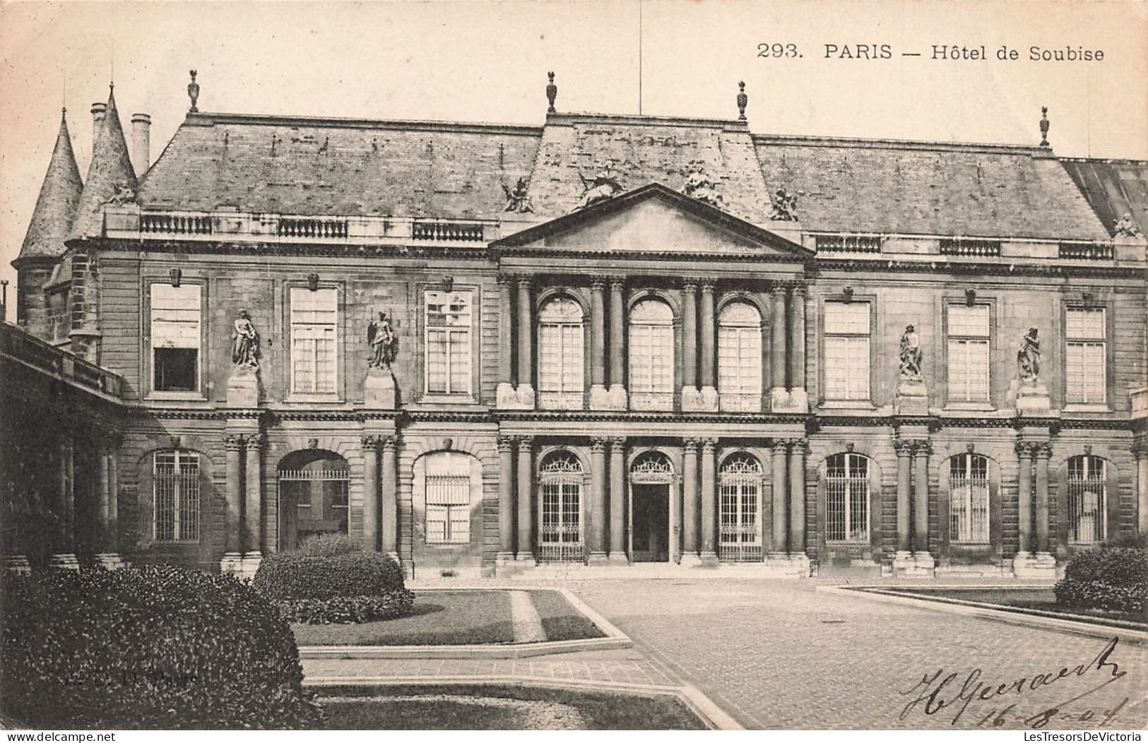 FRANCE - Paris - Hôtel De Soubise - Carte Postale Ancienne - Andere Monumenten, Gebouwen