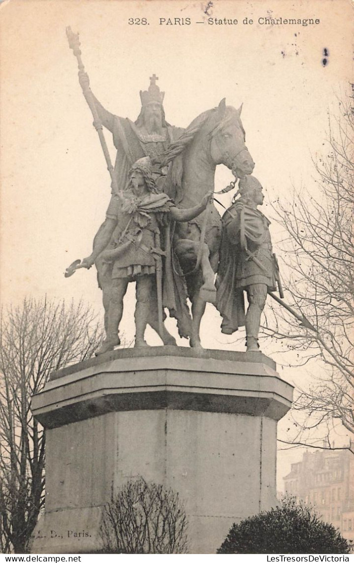 FRANCE - Paris - Statue De Charlemagne - Carte Postale Ancienne - Sonstige & Ohne Zuordnung