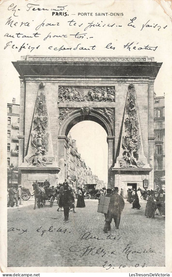 FRANCE - Paris - Porte Saint-Denis - Carte Postale Ancienne - Sonstige & Ohne Zuordnung