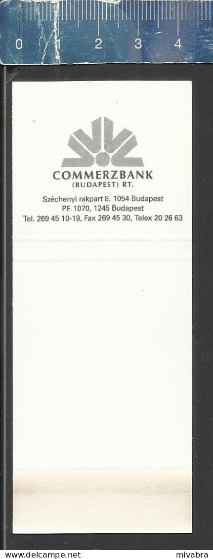 KEMPINSKI HOTEL CORVINUS BUDAPEST COMMERZBANK -  OLD MATCHCOVER HUNGARY - Zündholzschachteletiketten