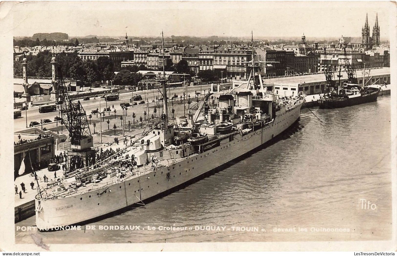 FRANCE - Bordeaux - Pont Autonome De Bordeaux - Le Croiseur - Carte Postale Ancienne - Bordeaux