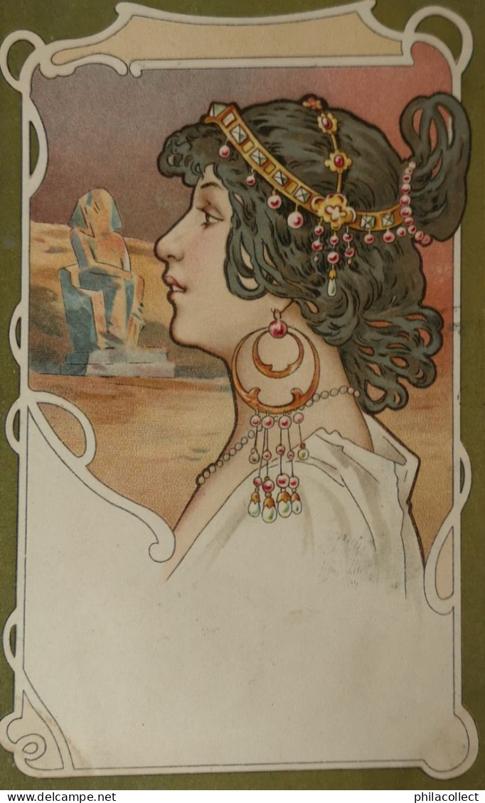 Art Nouveau Femme No. 3 - Style Mucha - Ed. Emile Storch Vienne 1901 - 1900-1949