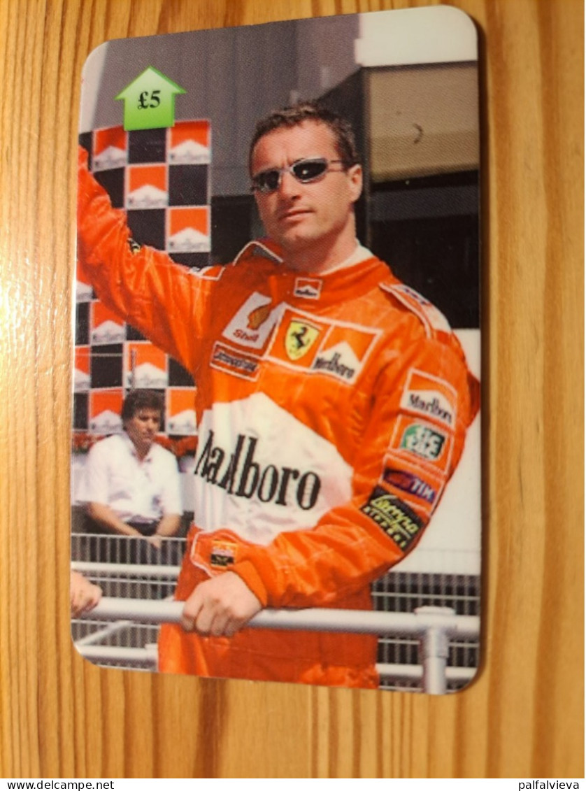 Prepaid Phonecard United Kingdom - Eddie Irvine - Emissioni Imprese