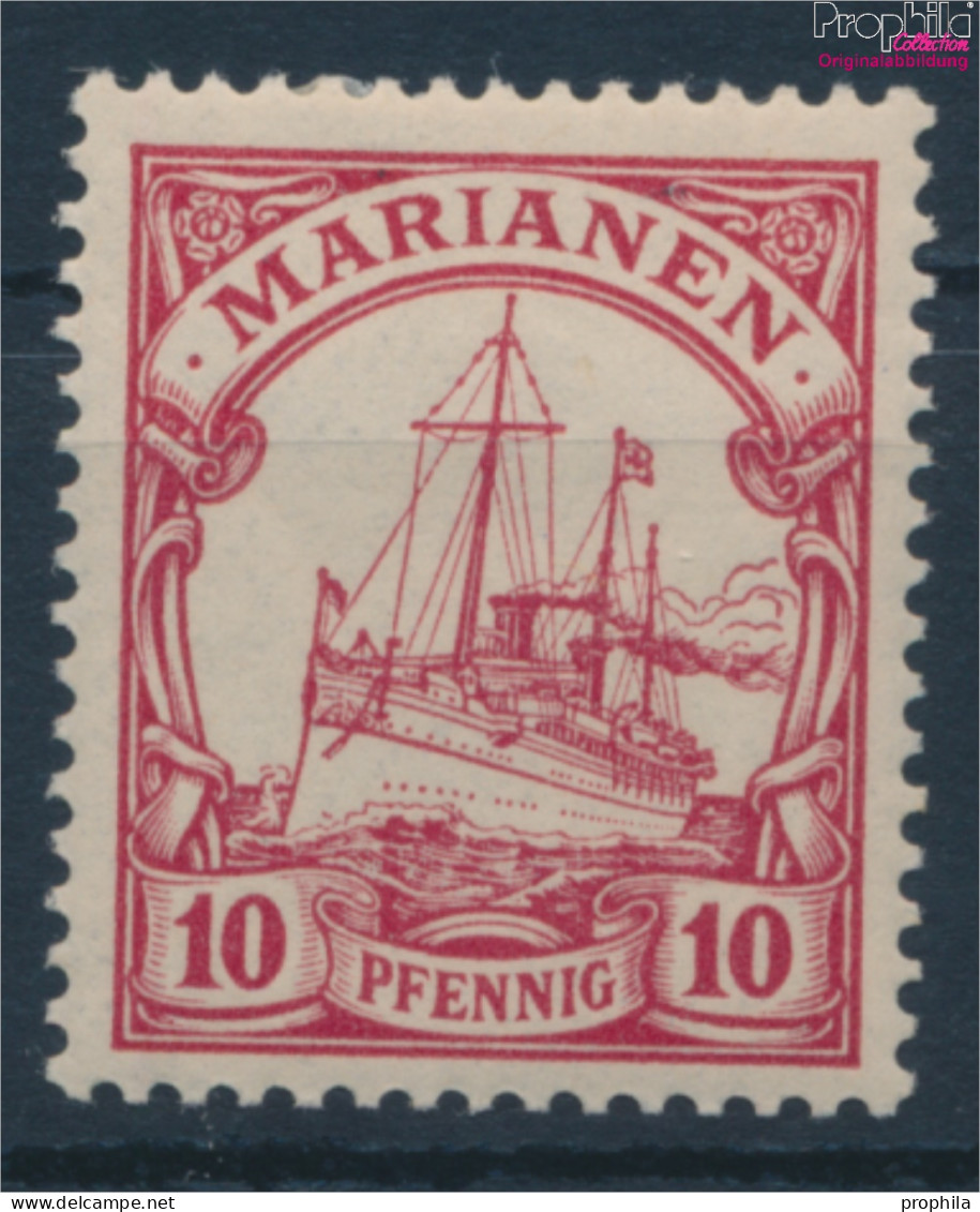 Marianen (Dt. Kolonie) 9 Mit Falz 1901 Schiff Kaiseryacht Hohenzollern (10259233 - Isole Marianne