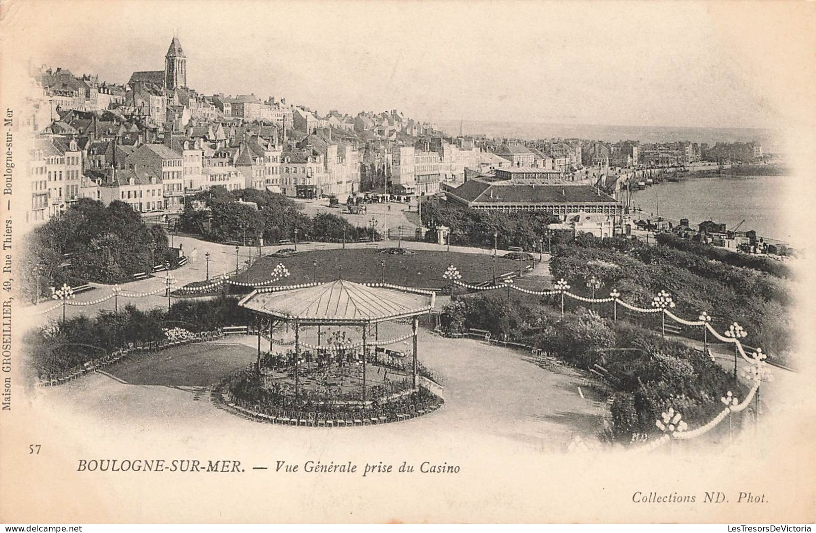 FRANCE - Boulogne-sur-Mer - Vue Générale Prise Du Casino - Carte Postale Ancienne - Boulogne Sur Mer