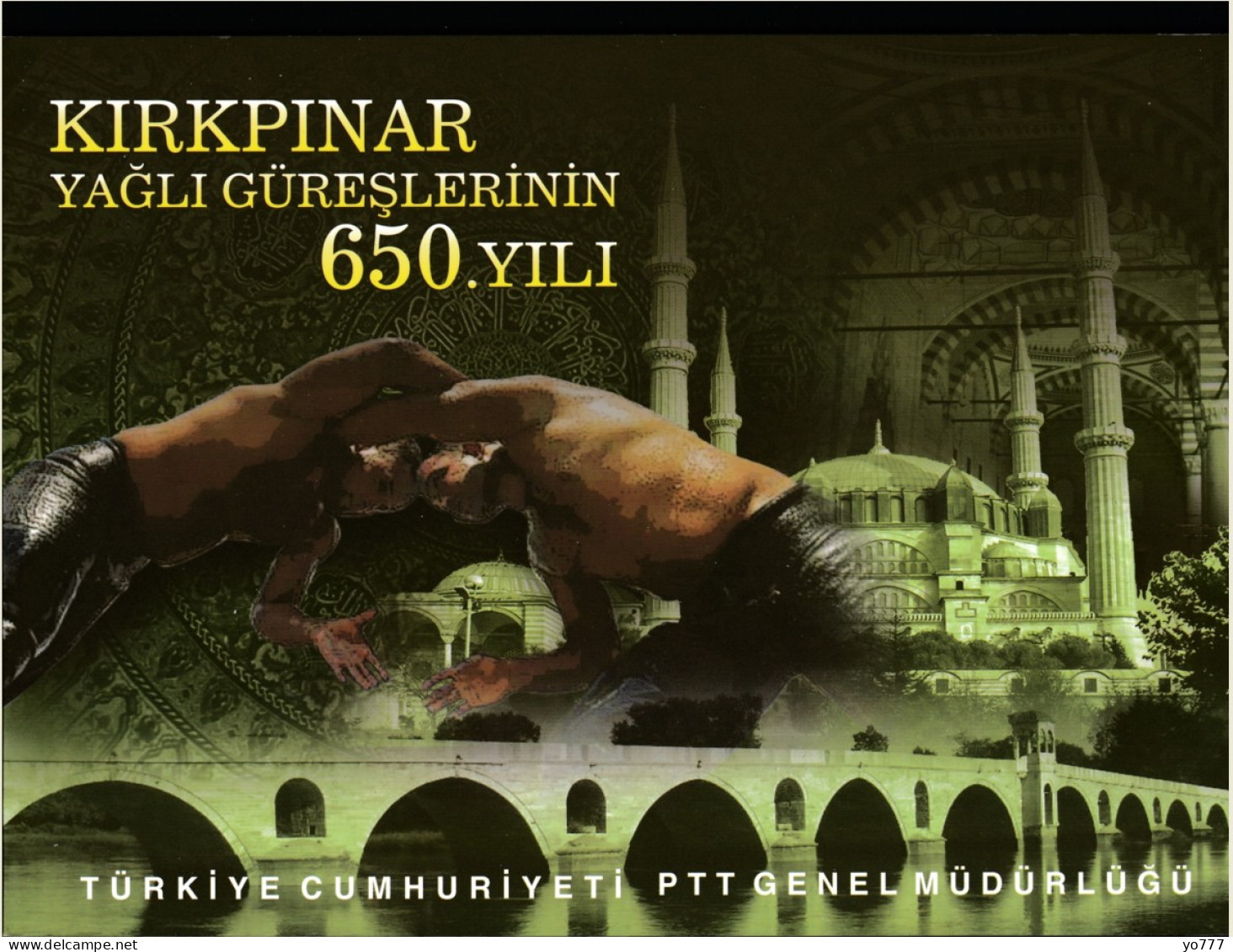 FOL-20 TURKEY 650th YEAR OF KIRKPINAR OIL WRESTLING PORTFOLIO - Wrestling