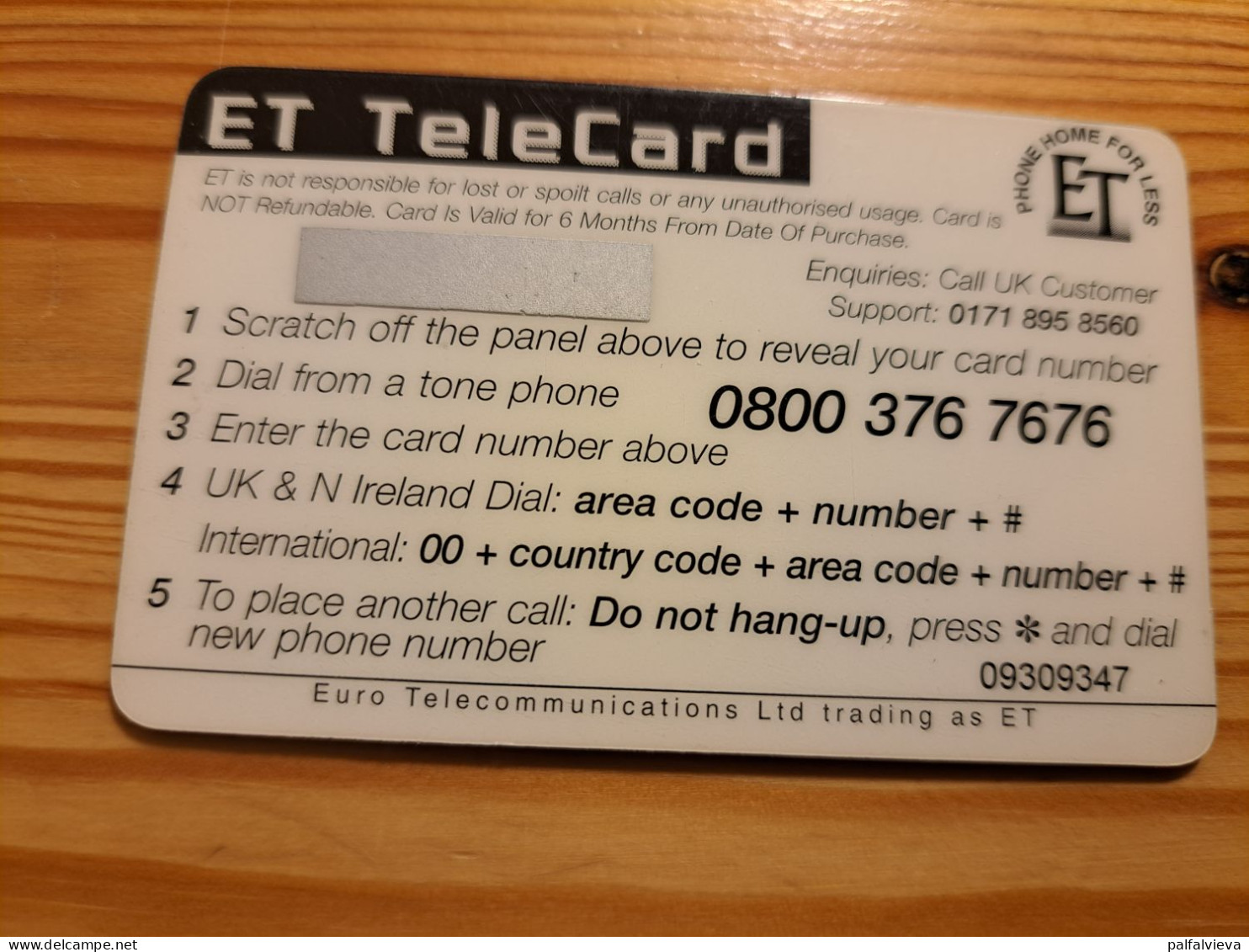 Prepaid Phonecard United Kingdom, ET Telecard - Car Race, Formula 1. - [ 8] Firmeneigene Ausgaben