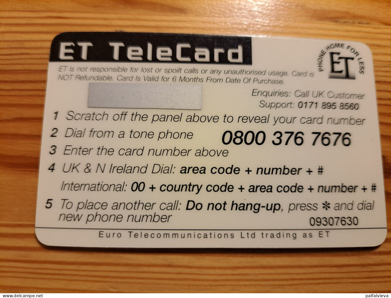 Prepaid Phonecard United Kingdom, ET Telecard - Car Race, Formula 1. - [ 8] Companies Issues