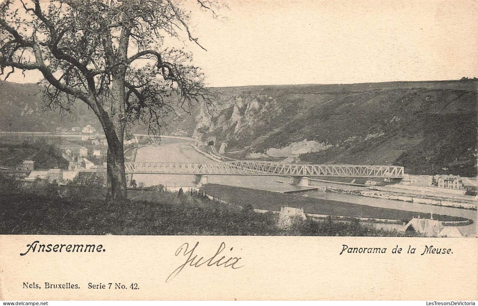 BELGIQUE - Ansermme - Panorama De La Meuse - Carte Postale Ancienne - Dinant